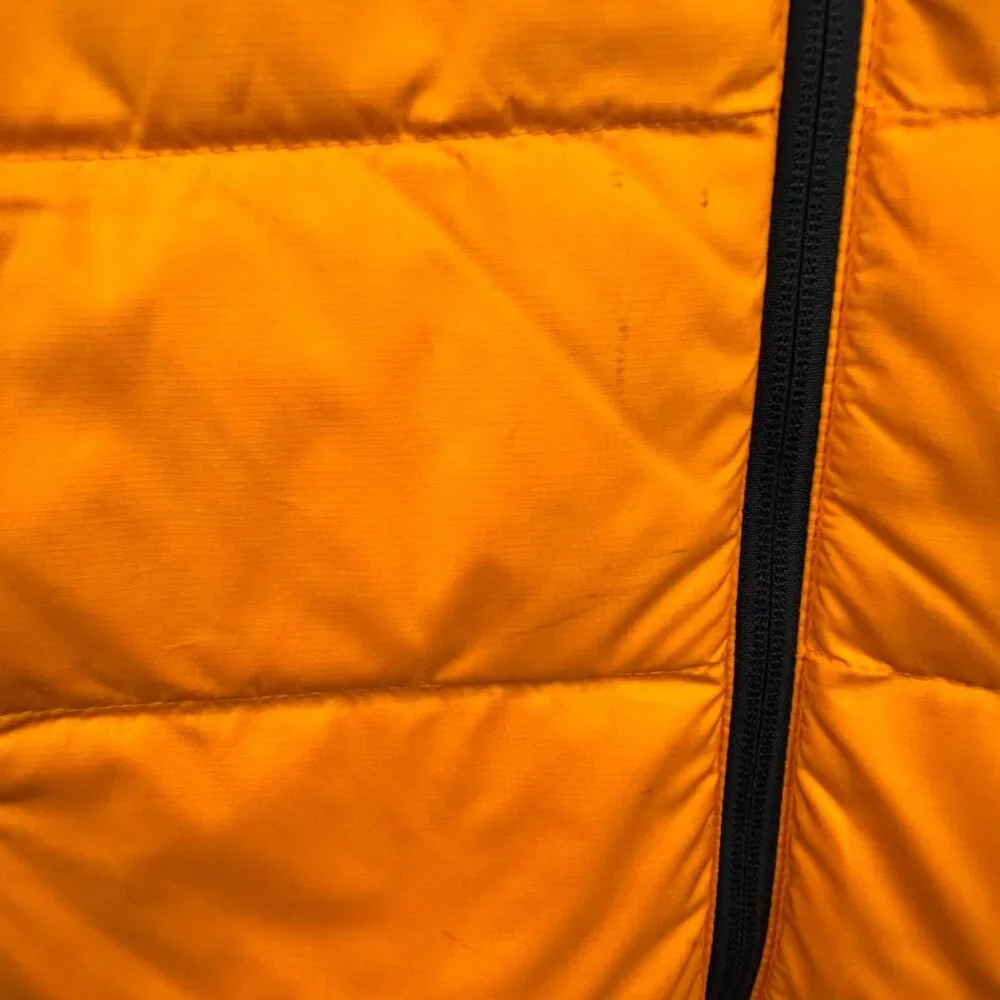 The North Face Orange Black Puffer Vest Mens M Zip Outdoor Gorpcore - Picture 5 of 12